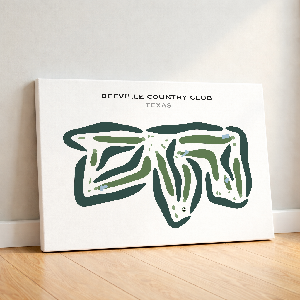 Beeville Country Club, Texas - Printed Golf Courses