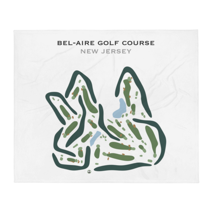 Bel-Aire Golf Course, New Jersey - Printed Golf Courses