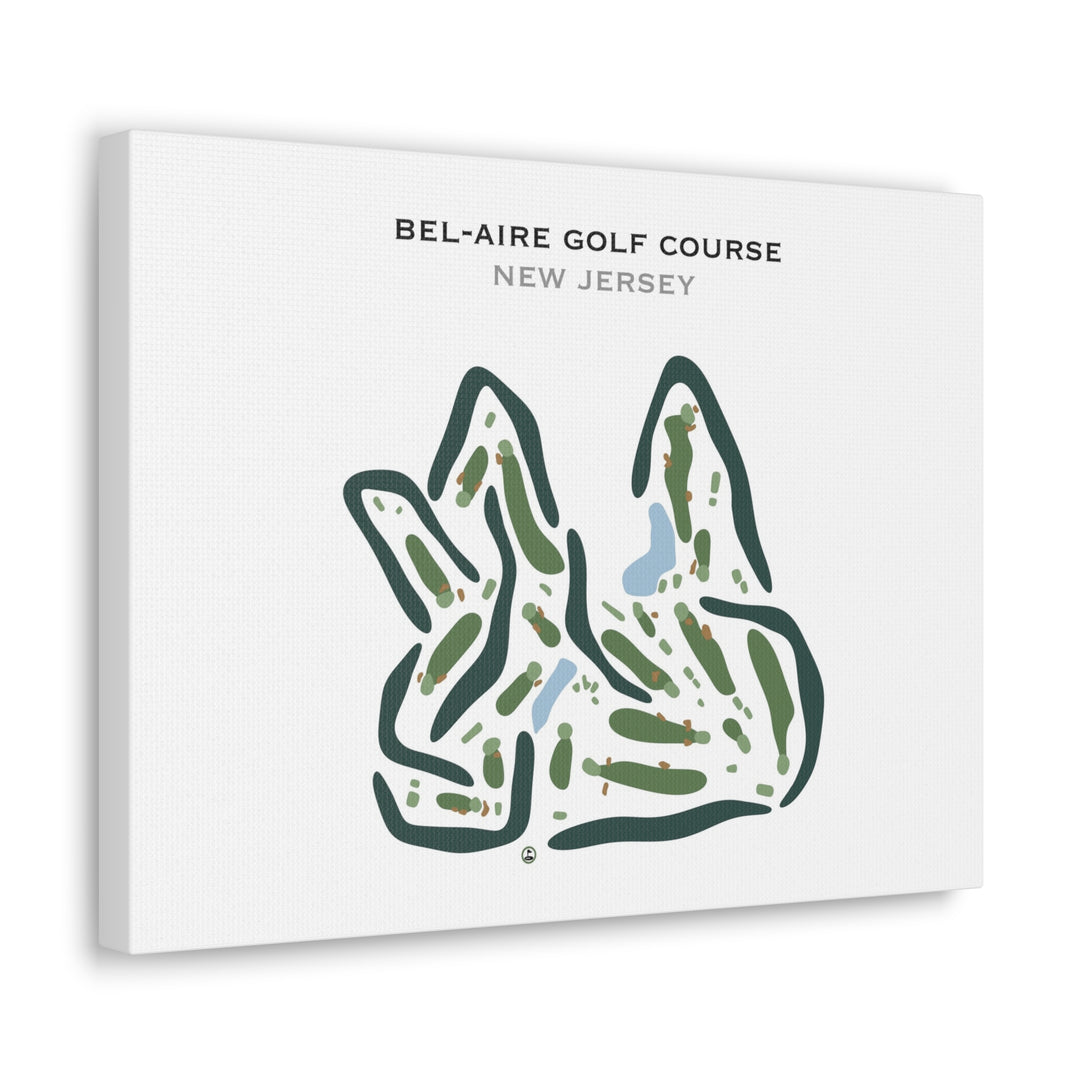 Bel-Aire Golf Course, New Jersey - Printed Golf Courses