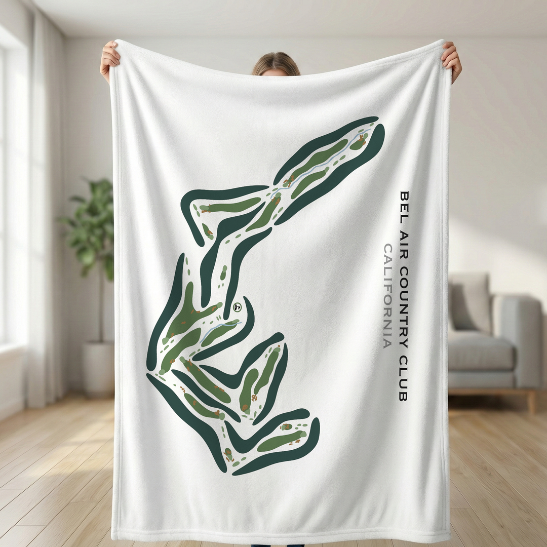 Bel Air Country Club, California - Printed Golf Courses