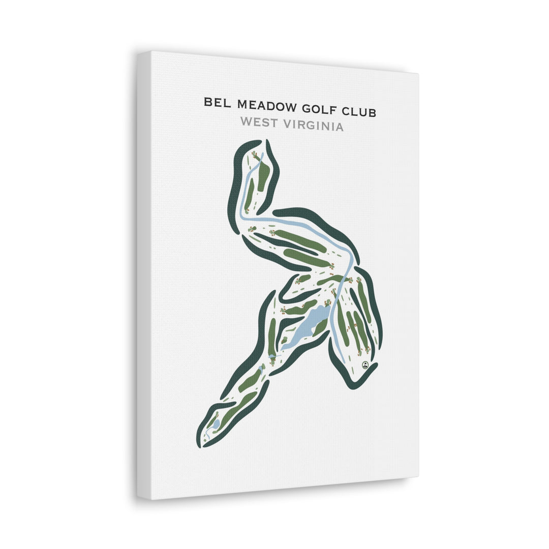 Bel Meadow Golf Course, West Virginia - Printed Golf Courses