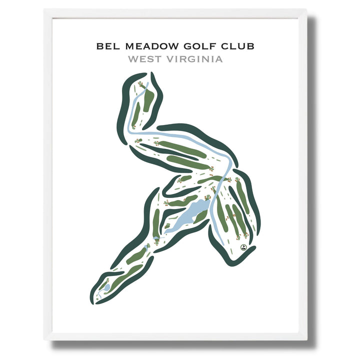 Bel Meadow Golf Course, West Virginia - Printed Golf Courses