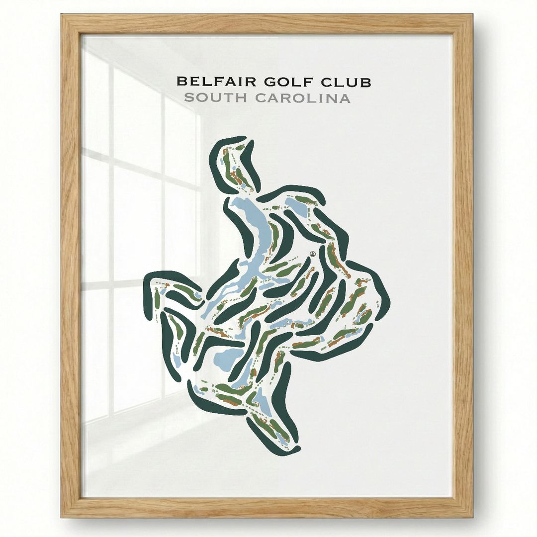 Belfair Golf Club, South Carolina - Printed Golf Courses