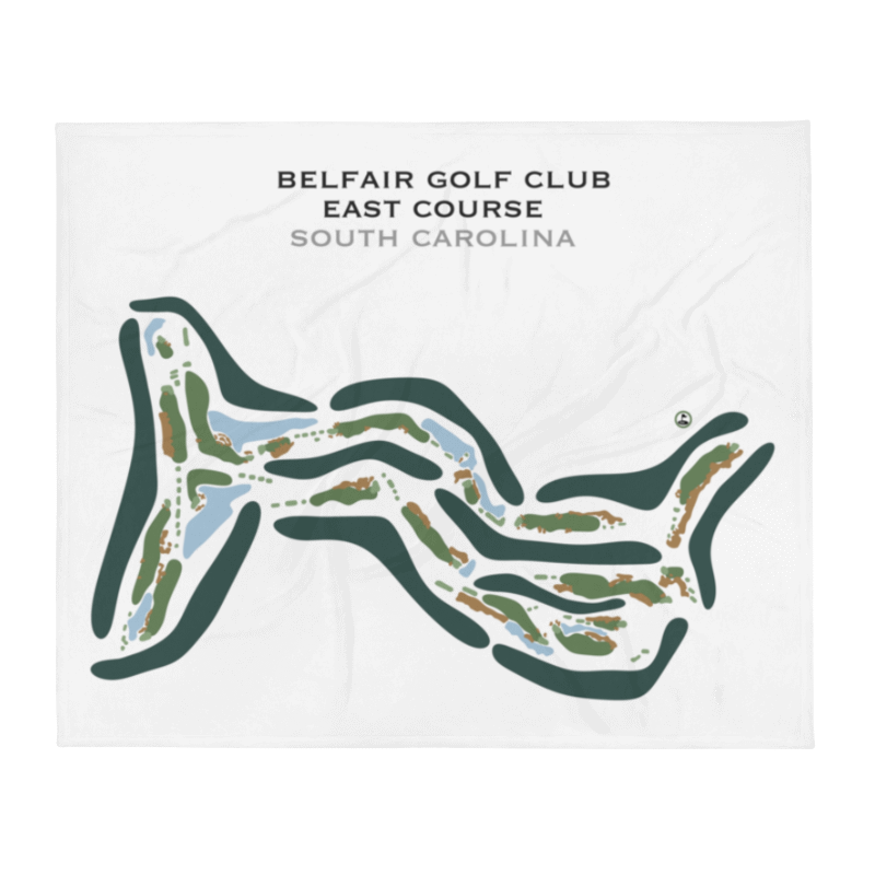 Belfair Golf Club East Golf Course, South Carolina - Printed Golf Courses