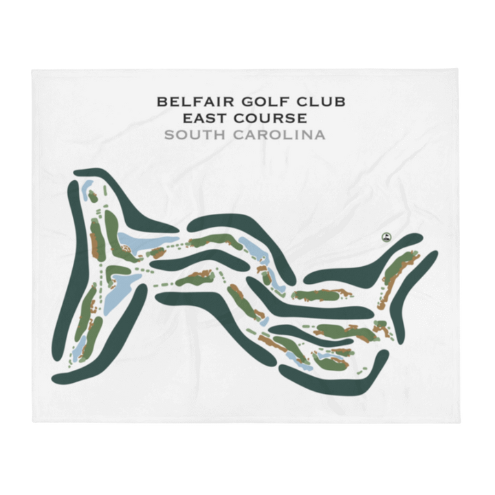 Belfair Golf Club East Golf Course, South Carolina - Printed Golf Courses