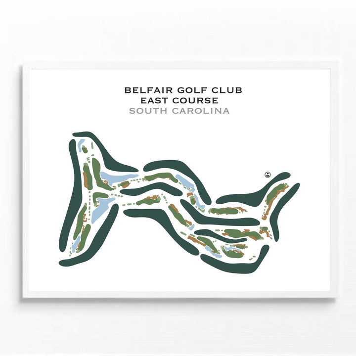 Belfair Golf Club East Golf Course, South Carolina - Printed Golf Courses