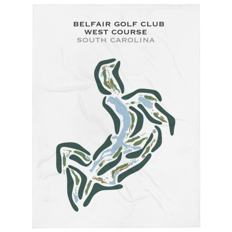 Belfair Golf Club West Golf Course, South Carolina - Printed Golf Courses