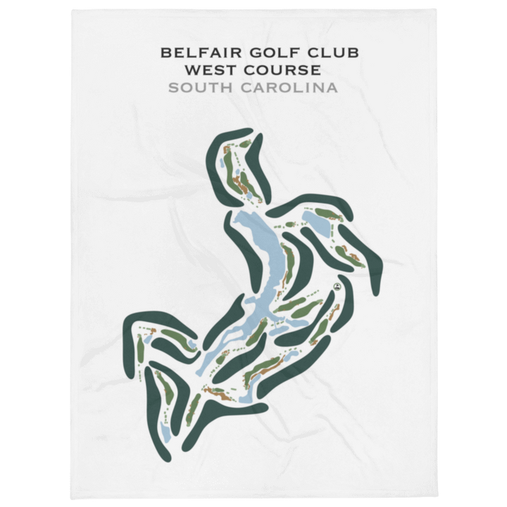 Belfair Golf Club West Golf Course, South Carolina - Printed Golf Courses