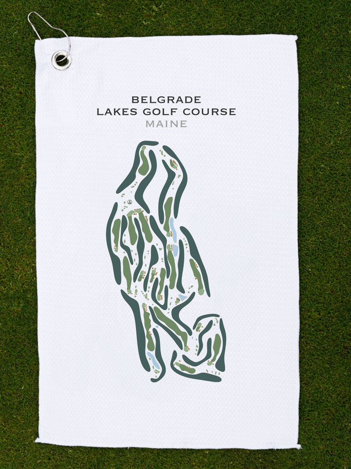 Belgrade Lakes Golf Course, Maine - Printed Golf Course