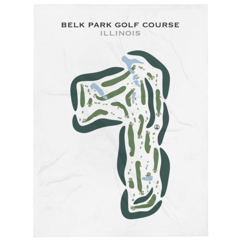 Belk Park Golf Course, Illinois - Printed Golf Courses