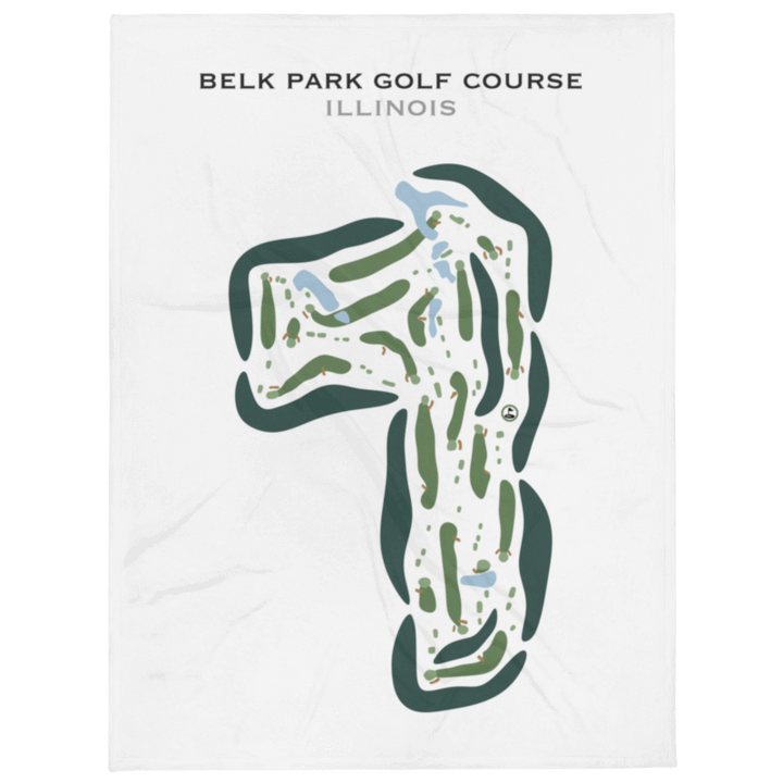 Belk Park Golf Course, Illinois - Printed Golf Courses