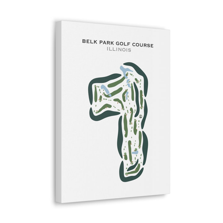 Belk Park Golf Course, Illinois - Printed Golf Courses