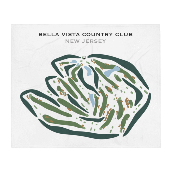 Bella Vista Country Club, New Jersey - Printed Golf Courses