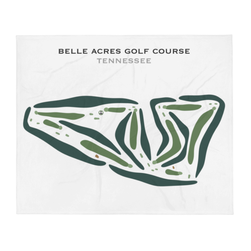 Belle Acres Golf Course, Tennessee - Printed Golf Courses