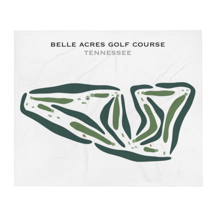 Belle Acres Golf Course, Tennessee - Printed Golf Courses