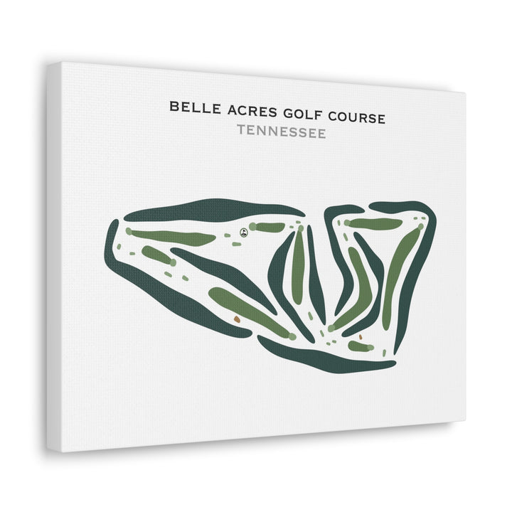 Belle Acres Golf Course, Tennessee - Printed Golf Courses