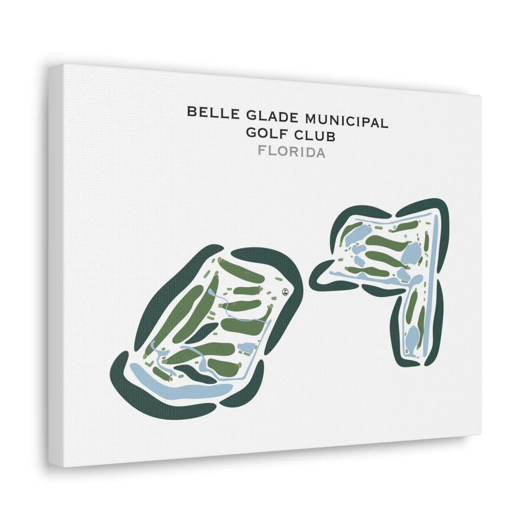 Belle Glade Municipal Golf Club, Florida - Printed Golf Courses