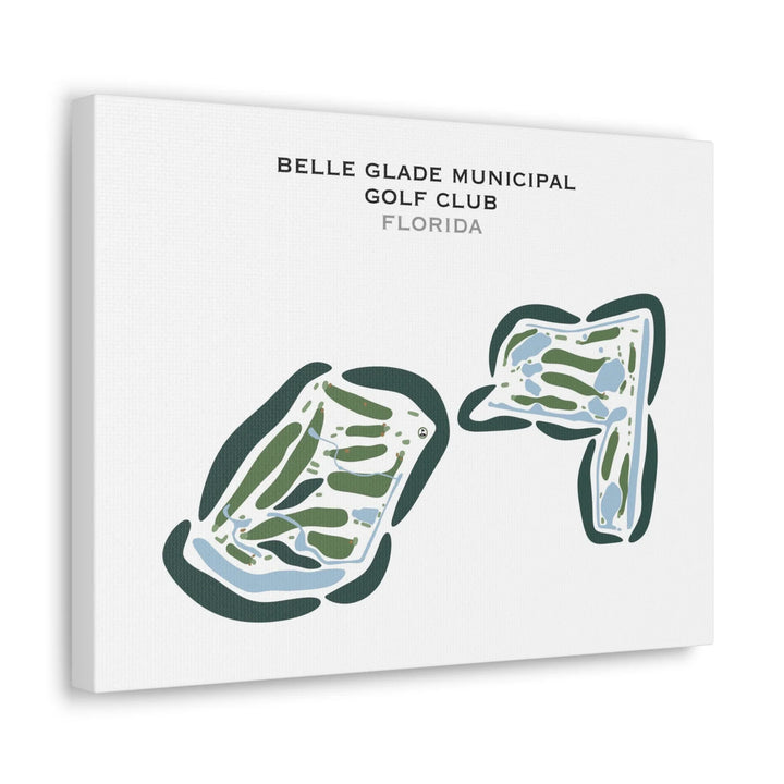 Belle Glade Municipal Golf Club, Florida - Printed Golf Courses