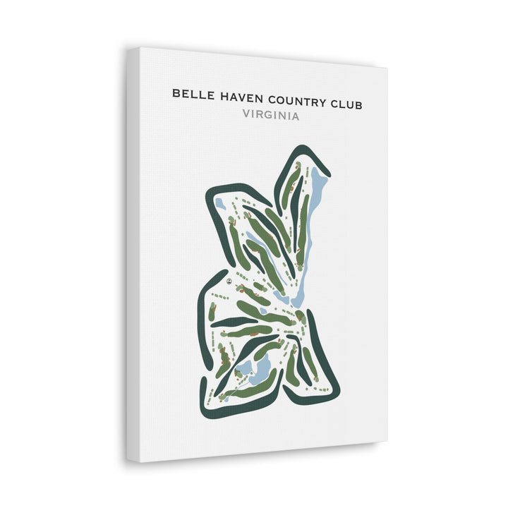 Belle Haven Country Club, Virginia - Printed Golf Courses