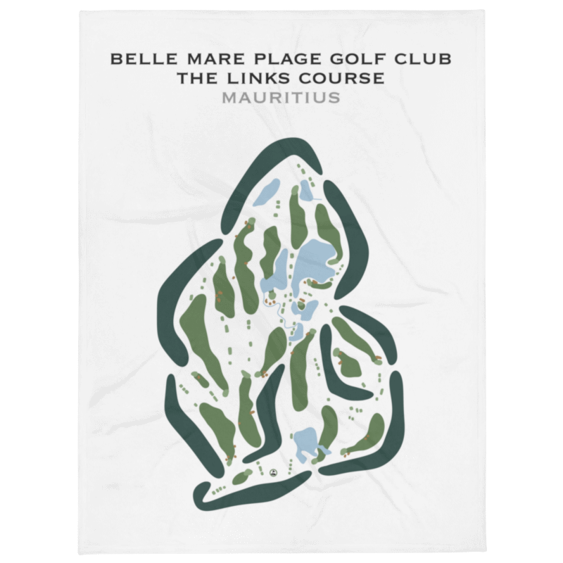 Belle Mare Plage Golf Club, The Links Course, Mauritius - Printed Golf Courses