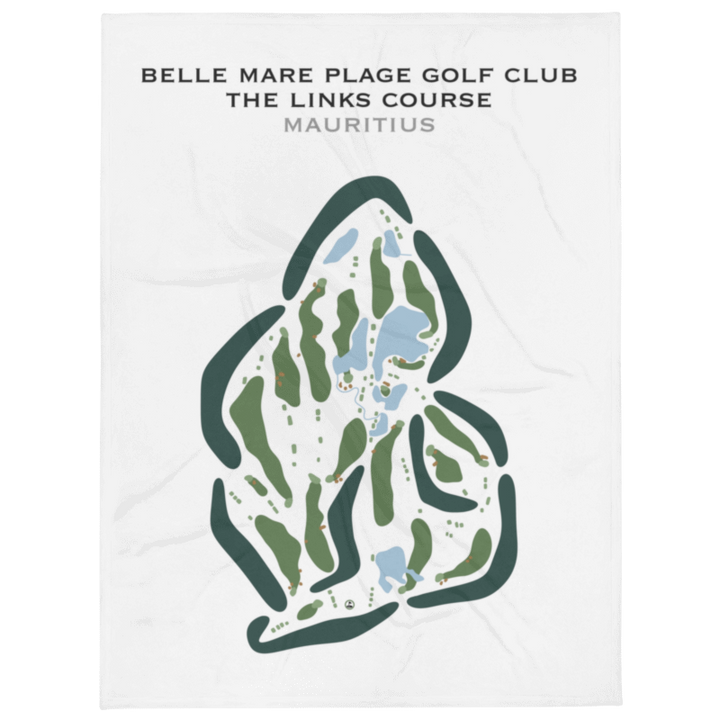 Belle Mare Plage Golf Club, The Links Course, Mauritius - Printed Golf Courses