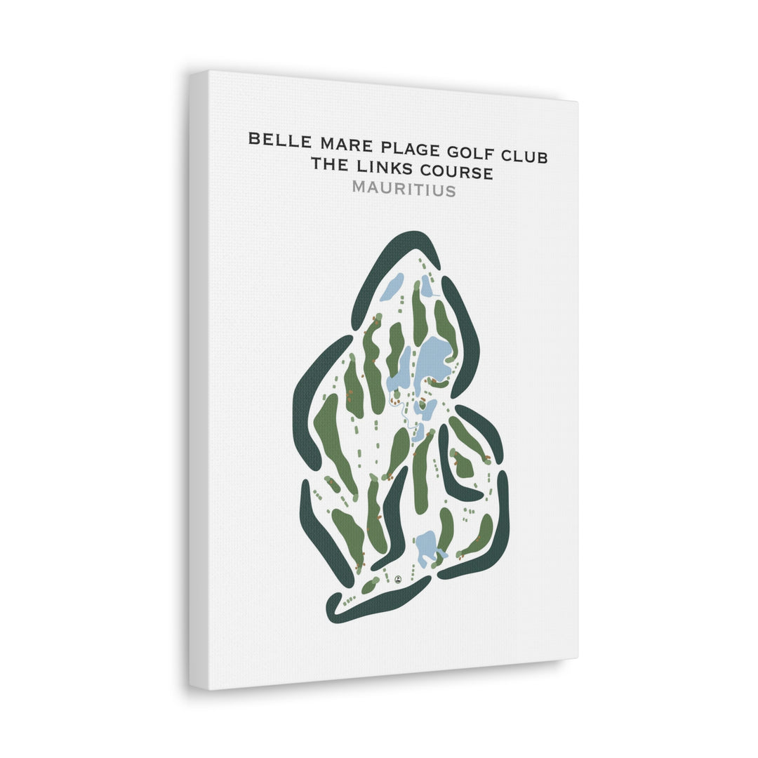 Belle Mare Plage Golf Club, The Links Course, Mauritius - Printed Golf Courses