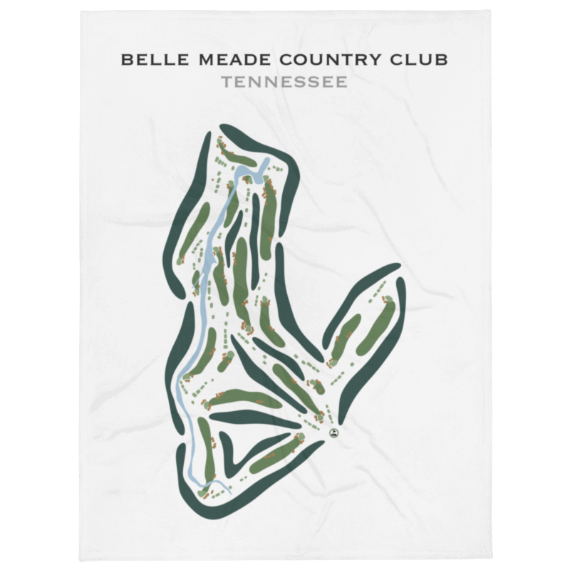 Belle Meade Country Club, Tennessee - Printed Golf Courses