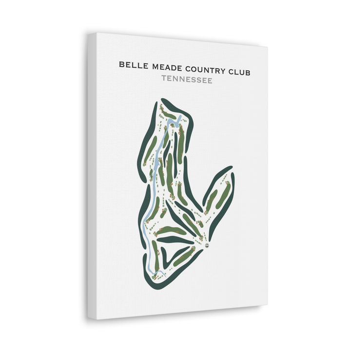 Belle Meade Country Club, Tennessee - Printed Golf Courses