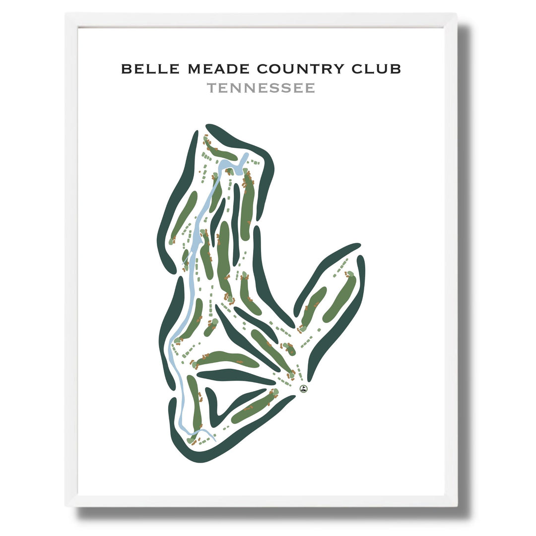 Belle Meade Country Club, Tennessee - Printed Golf Courses