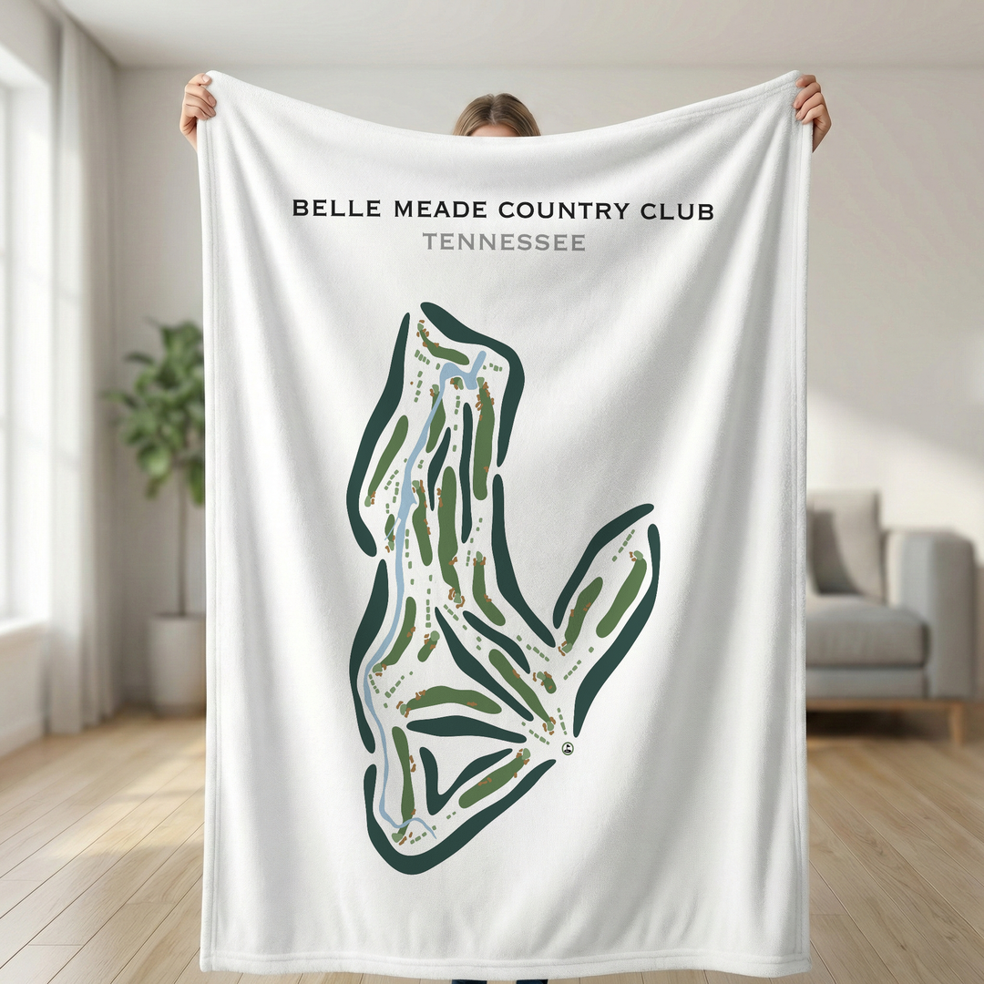Belle Meade Country Club, Tennessee - Printed Golf Courses