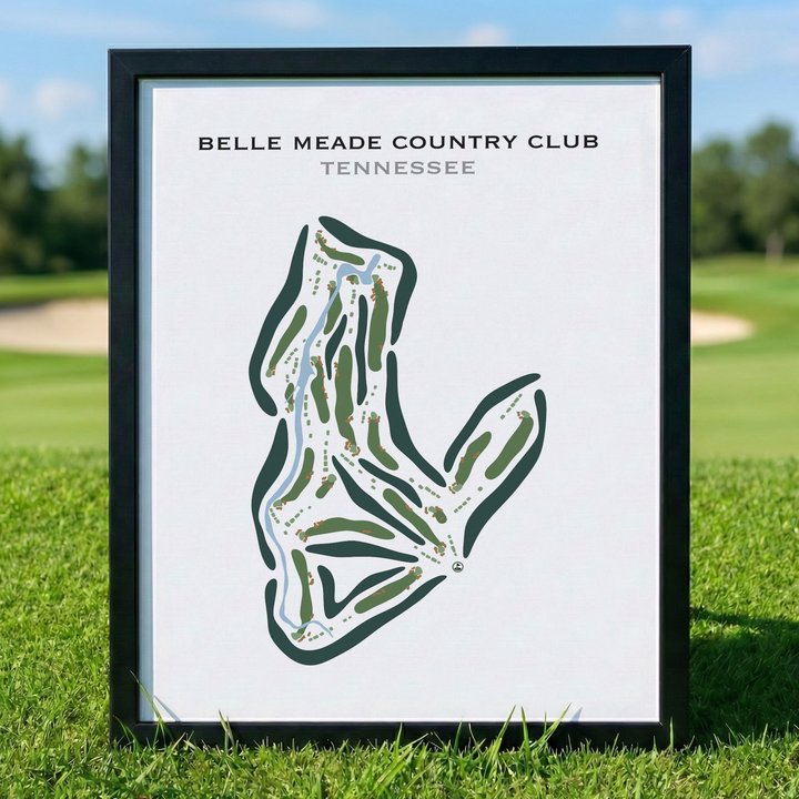 Belle Meade Country Club, Tennessee - Printed Golf Courses