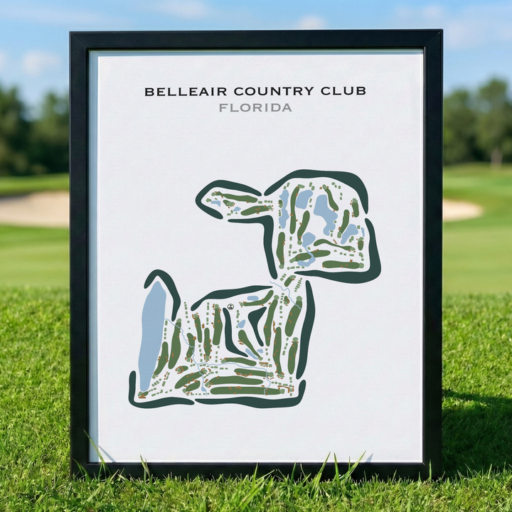 Belleair Country Club, Florida - Printed Golf Courses