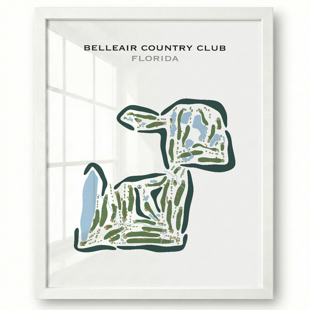 Belleair Country Club, Florida - Printed Golf Courses