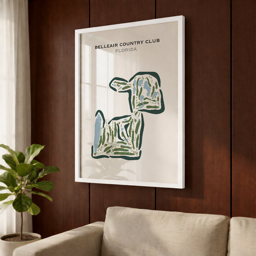 Belleair Country Club, Florida - Printed Golf Courses