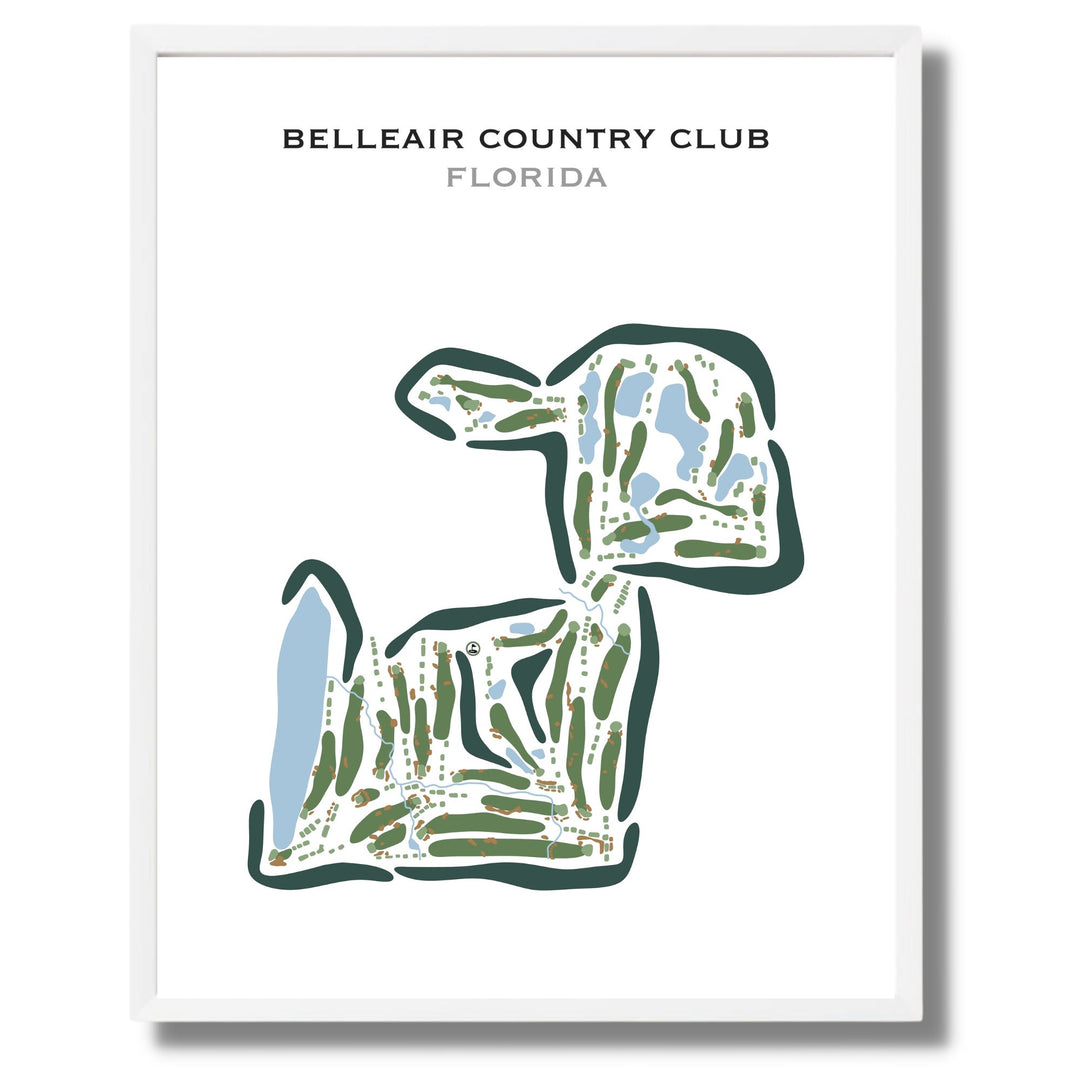 Belleair Country Club, Florida - Printed Golf Courses