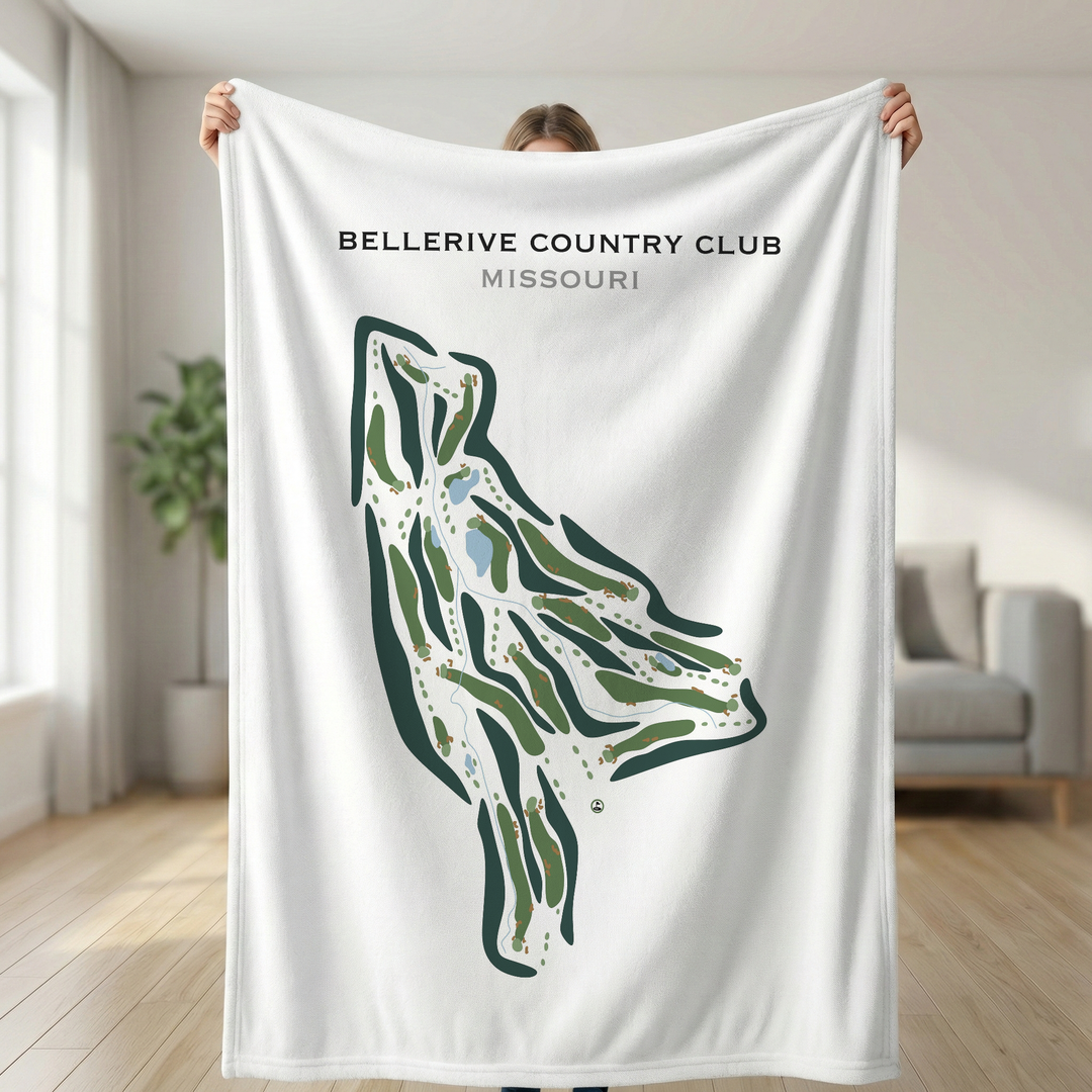 Bellerive Country Club, Missouri - Printed Golf Courses