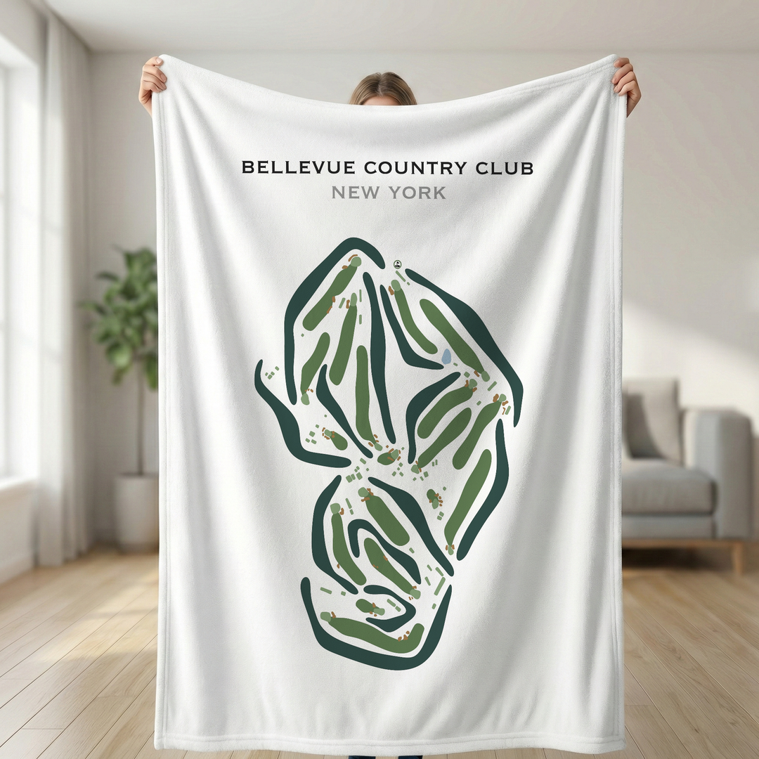 Bellevue Country Club, New York - Printed Golf Courses