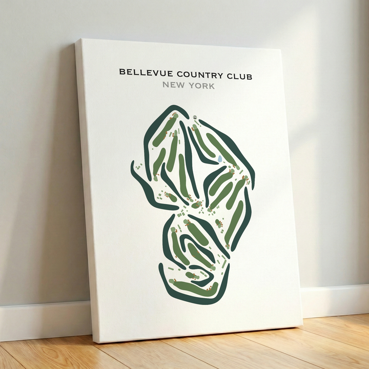 Bellevue Country Club, New York - Printed Golf Courses