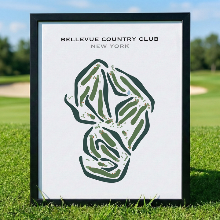 Bellevue Country Club, New York - Printed Golf Courses