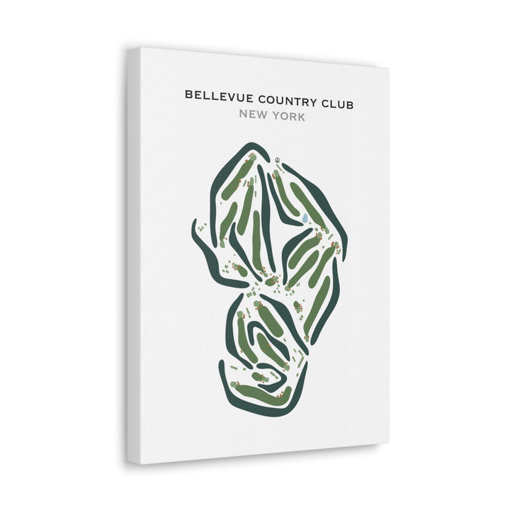 Bellevue Country Club, New York - Printed Golf Courses