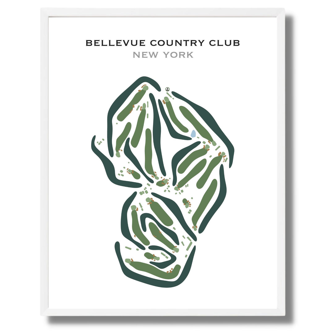 Bellevue Country Club, New York - Printed Golf Courses