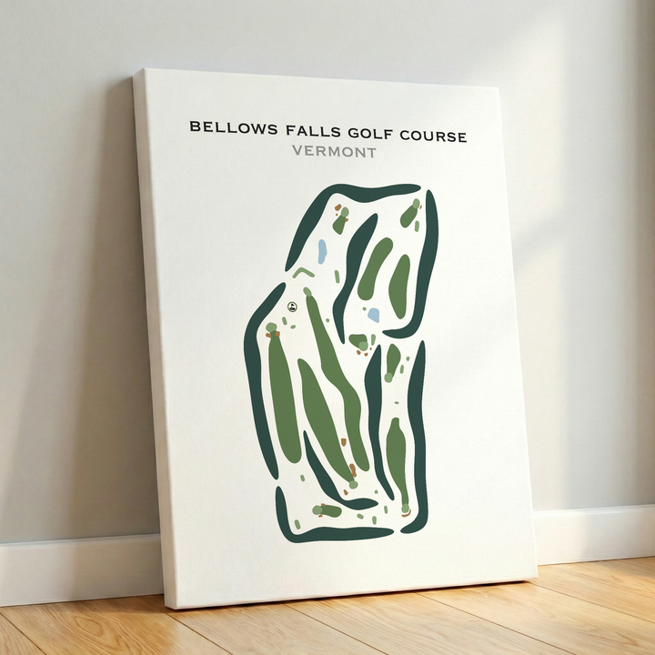 Bellows Falls Golf Course, Vermont - Printed Golf Courses