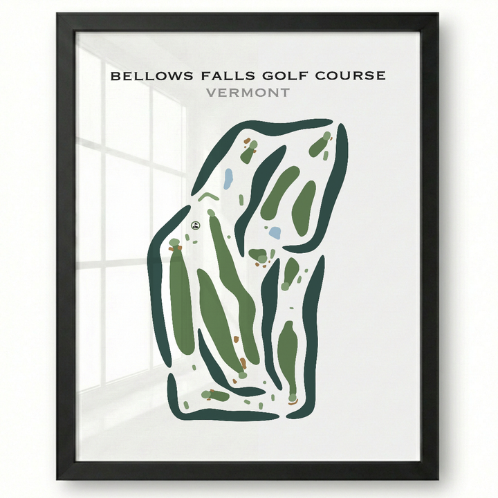 Bellows Falls Golf Course, Vermont - Printed Golf Courses