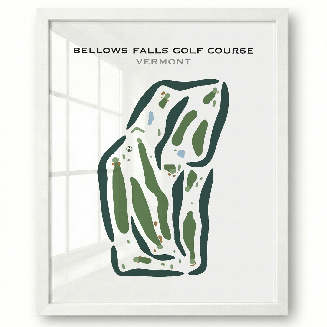 Bellows Falls Golf Course, Vermont - Printed Golf Courses