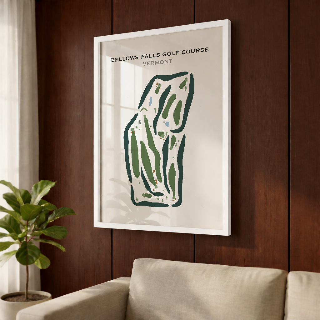 Bellows Falls Golf Course, Vermont - Printed Golf Courses