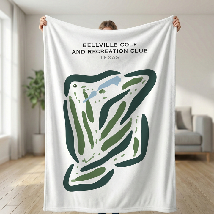 Bellville Golf & Recreation Club, Texas - Printed Golf Courses