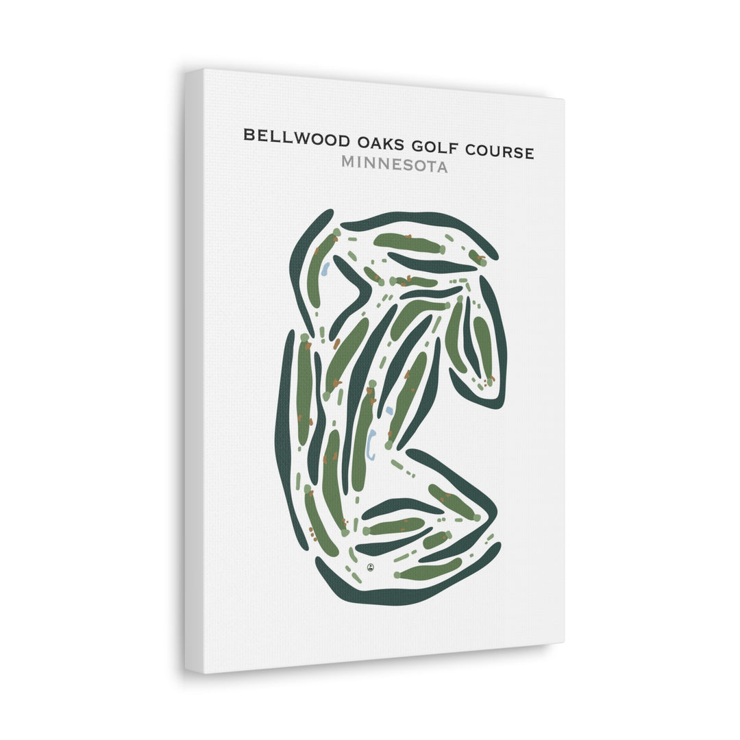 Bellwood Oaks Golf Course, Minnesota - Printed Golf Courses