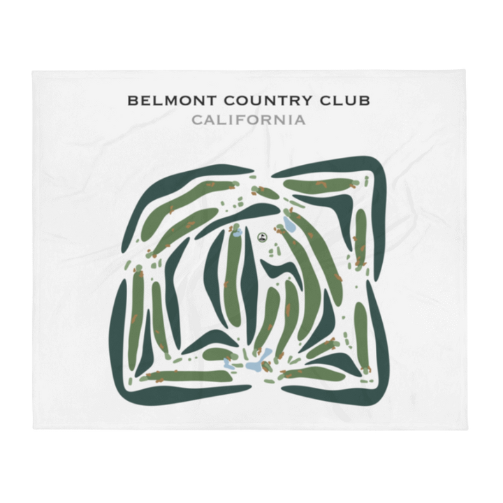 Belmont Country Club, California - Printed Golf Courses