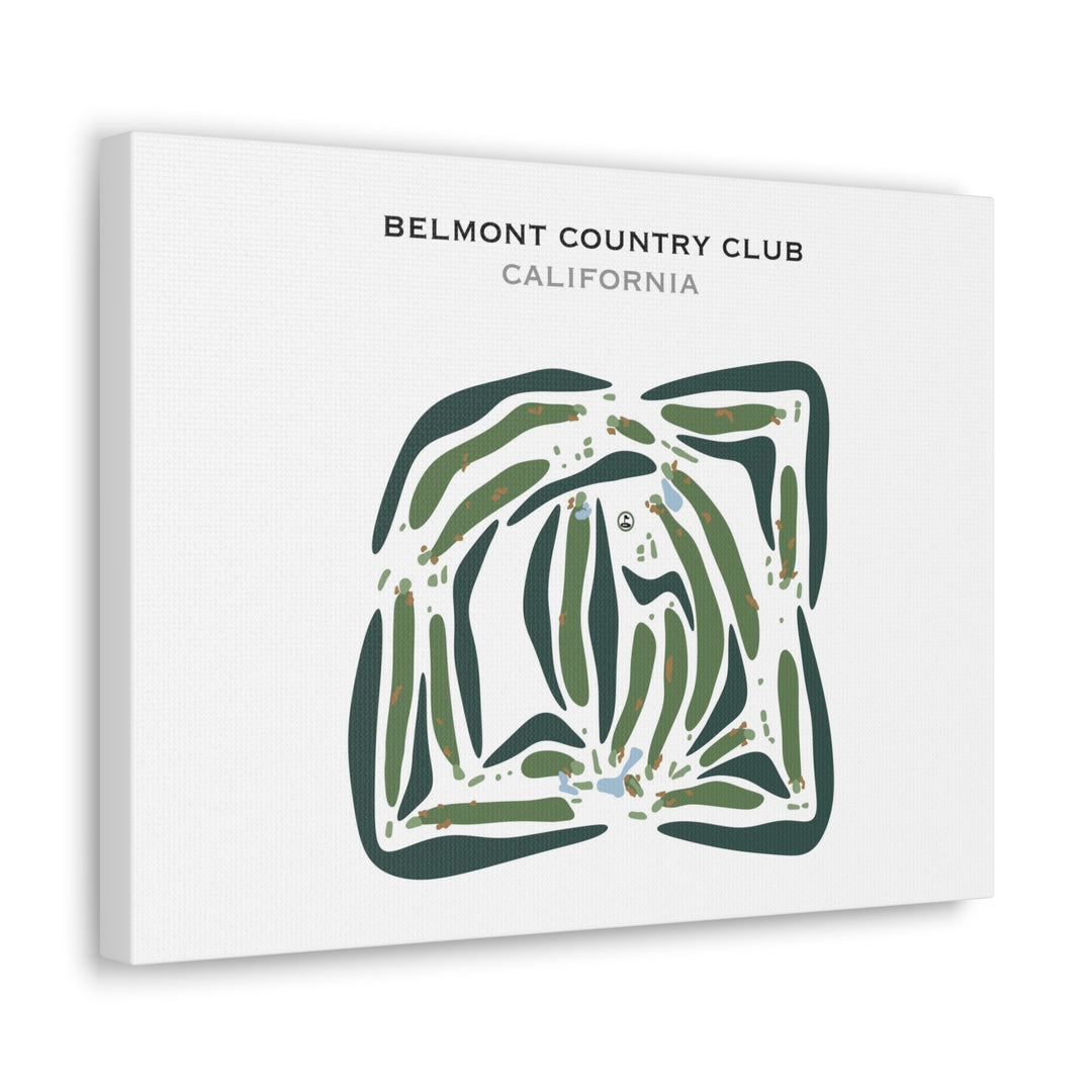 Belmont Country Club, California - Printed Golf Courses