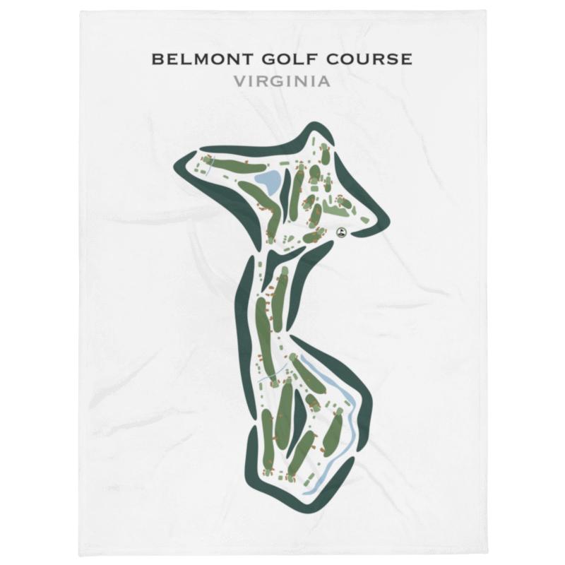 Belmont Golf Course, - Richmond, Virginia - Printed Golf Courses